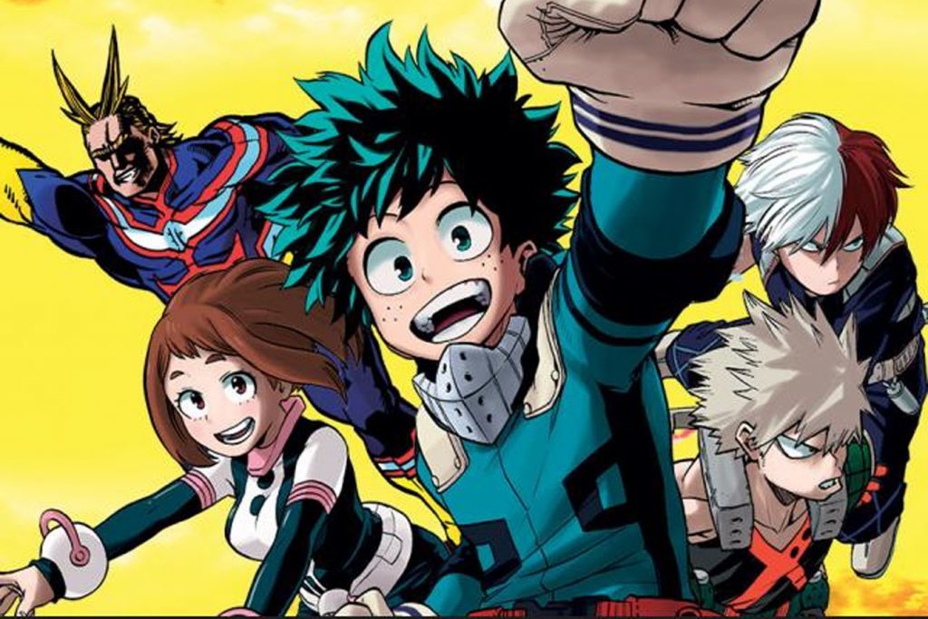 Los mejores mangas de acción (Boku no Hero Academia)