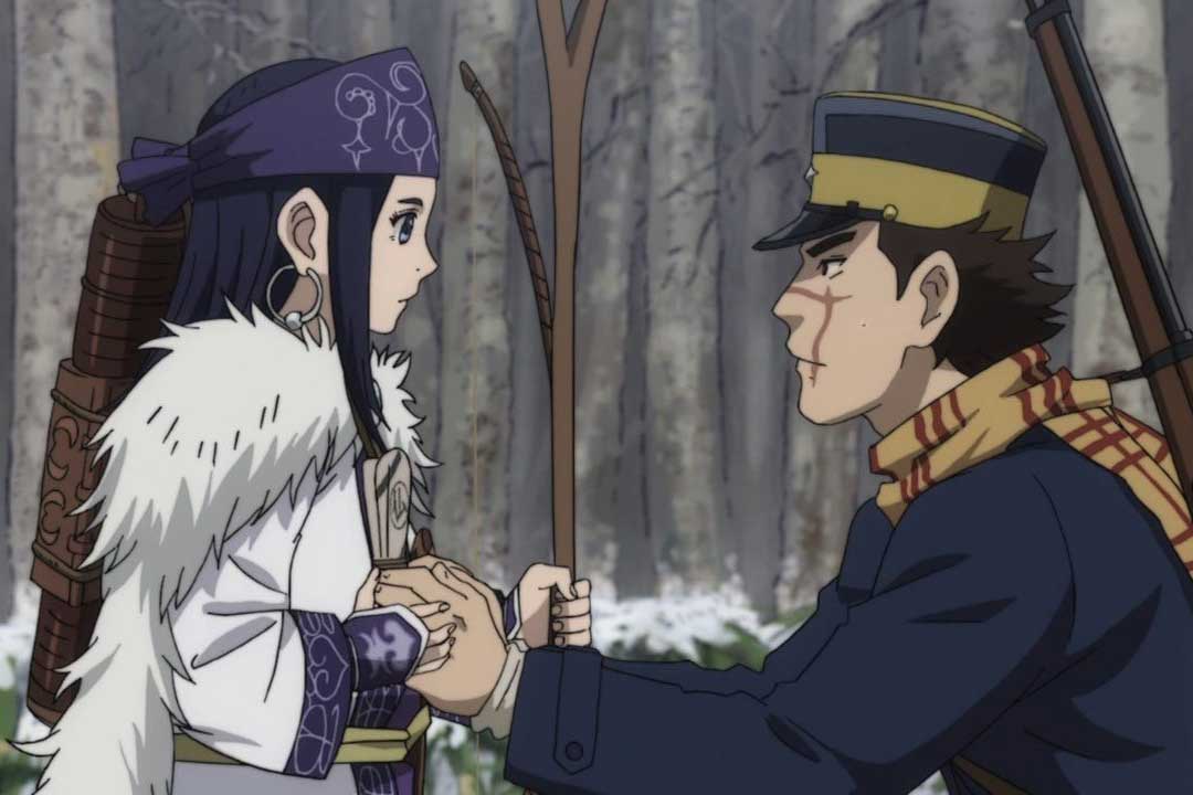 Los 5 mejores animes de Aventura Primavera 2018 (Golden Kamuy)