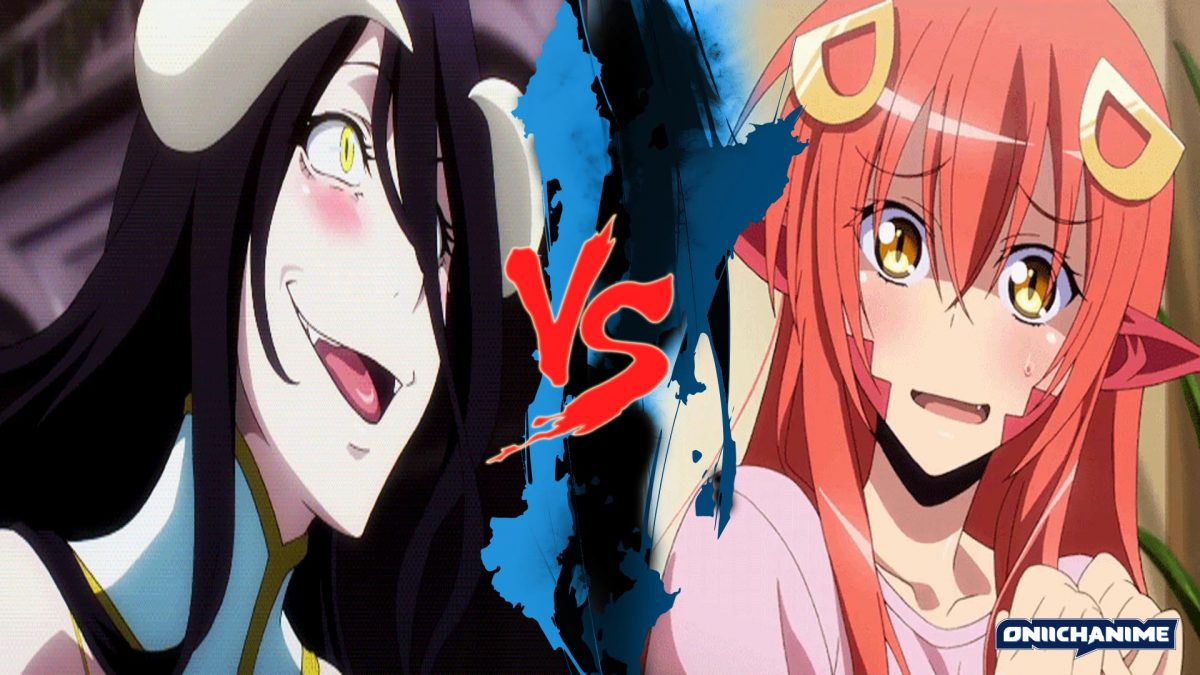 Albedo contra Miia (Overlord y Monster Musume no Iru Nichijou)