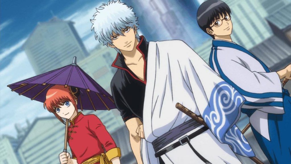 Los mejores animes de Acción de 2018 (Gintama.: Shirogane no Tamashii-hen)