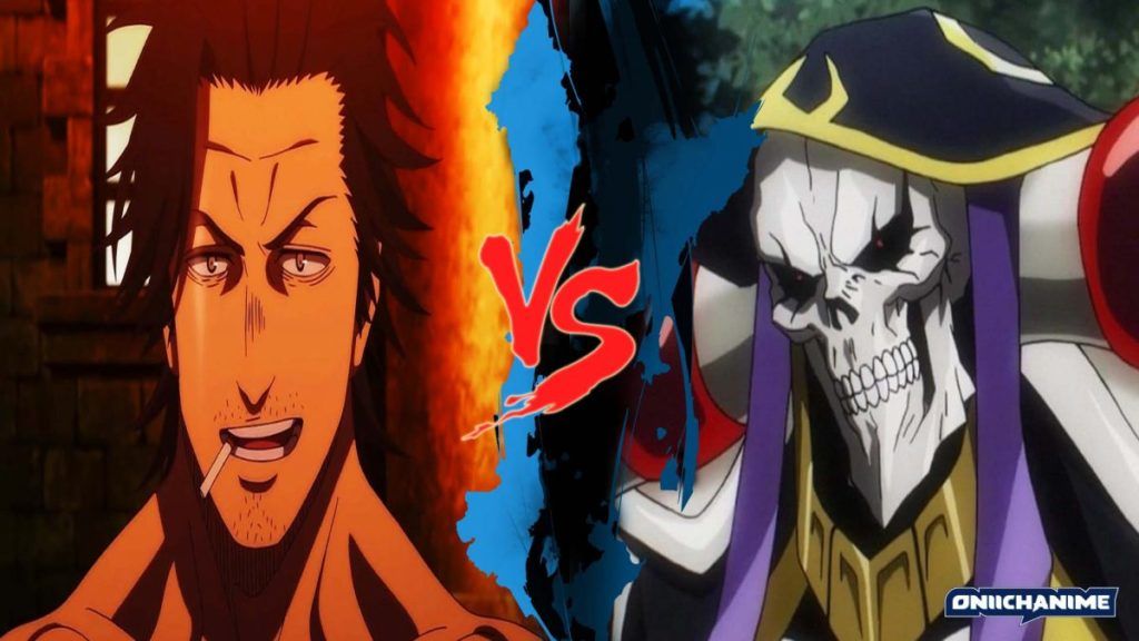 Yami Sukehiro contra Momonga (Black Clover y Overlord)