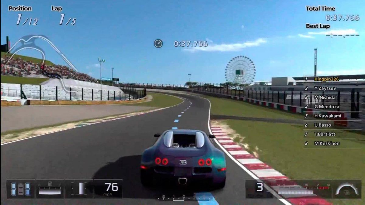 Los mejores videojuegos de carreras (Gran Turismo 5)