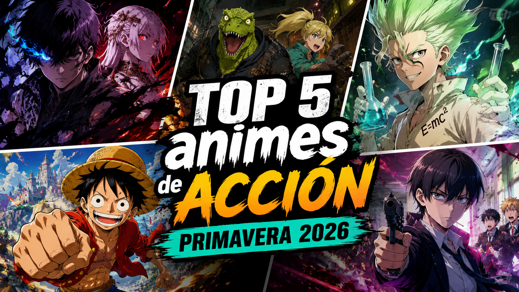 TOP 5 animes de acción primavera 2026