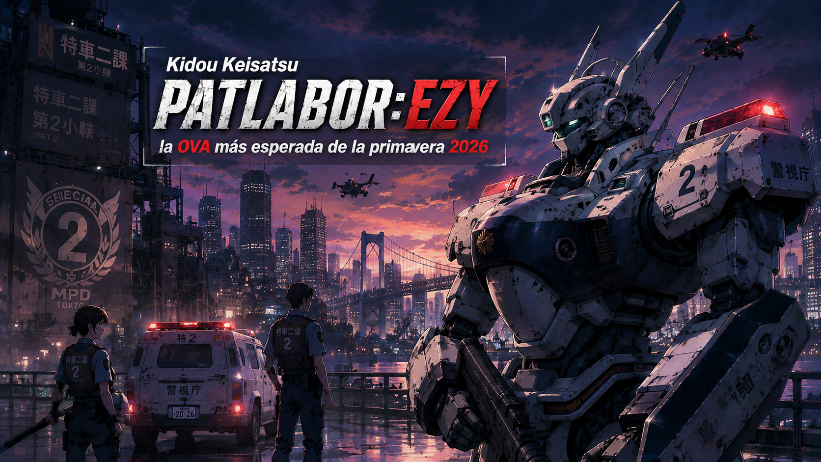 Kidou Keisatsu Patlabor: EZY, la OVA más esperada de la primavera 2026