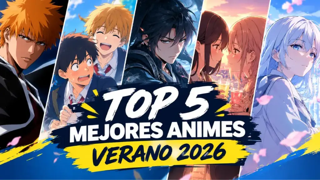 TOP 5 mejores animes verano 2026